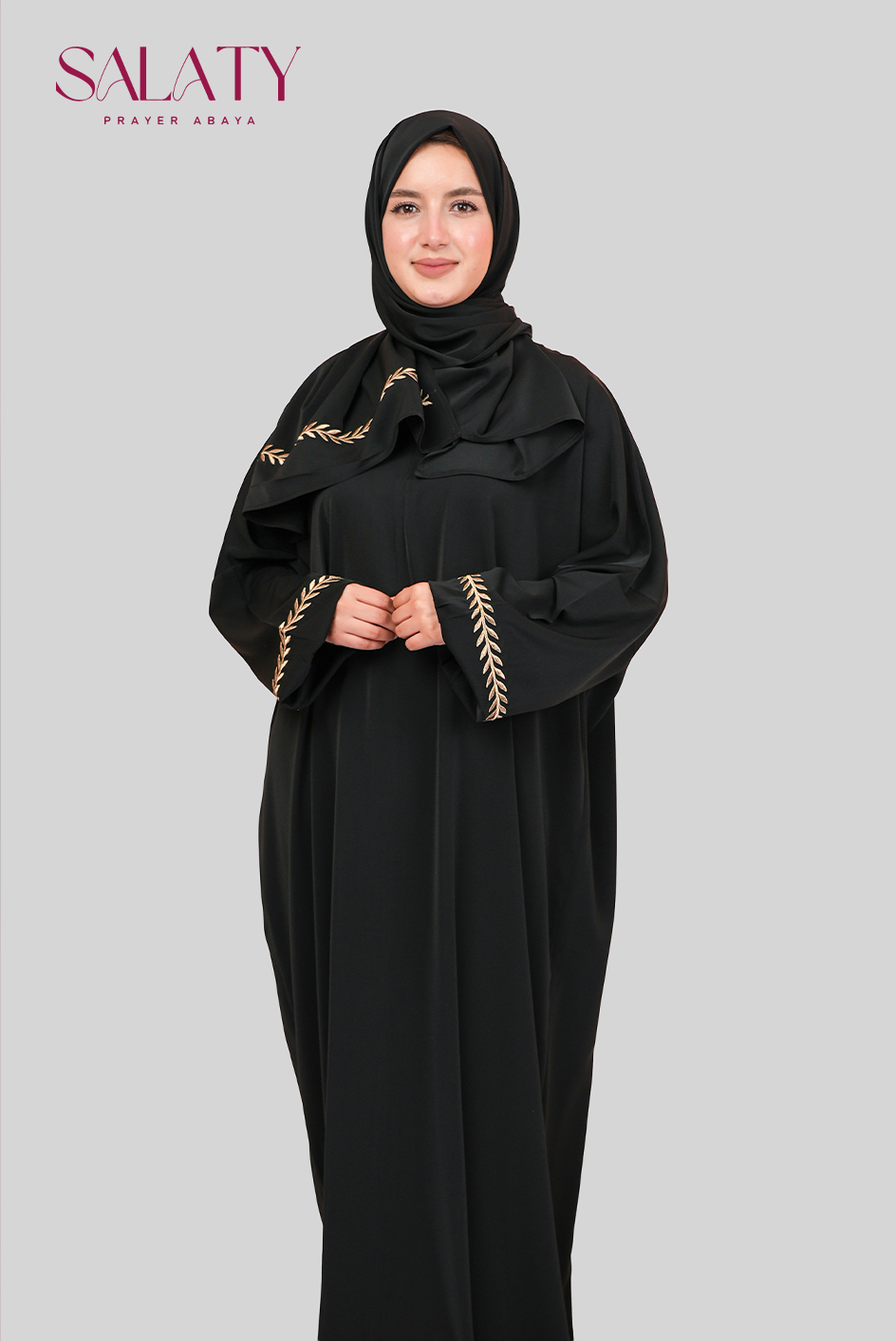 Abaya Brodée Noire