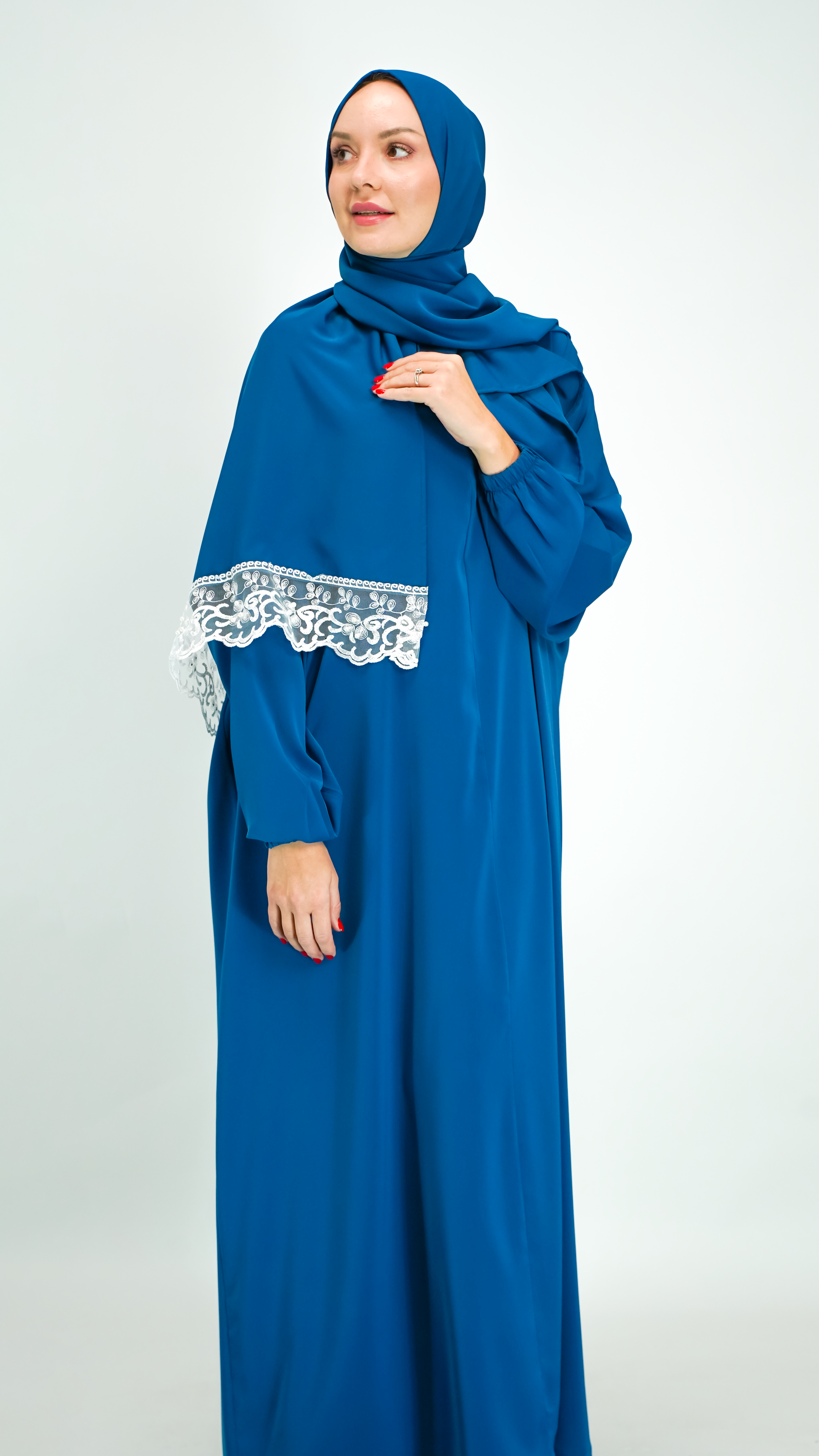 Abaya Rose Poudré