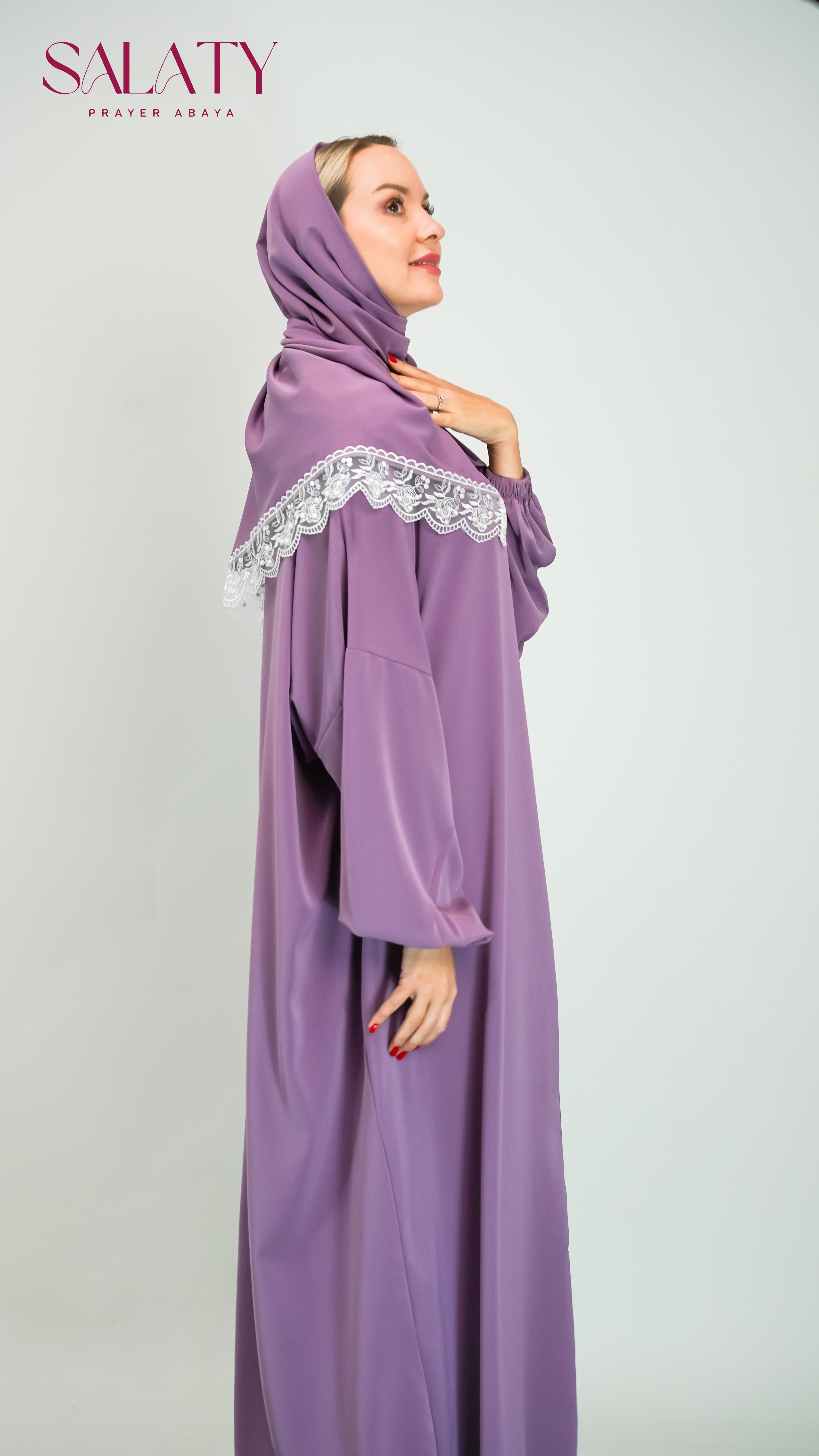Abaya Purple