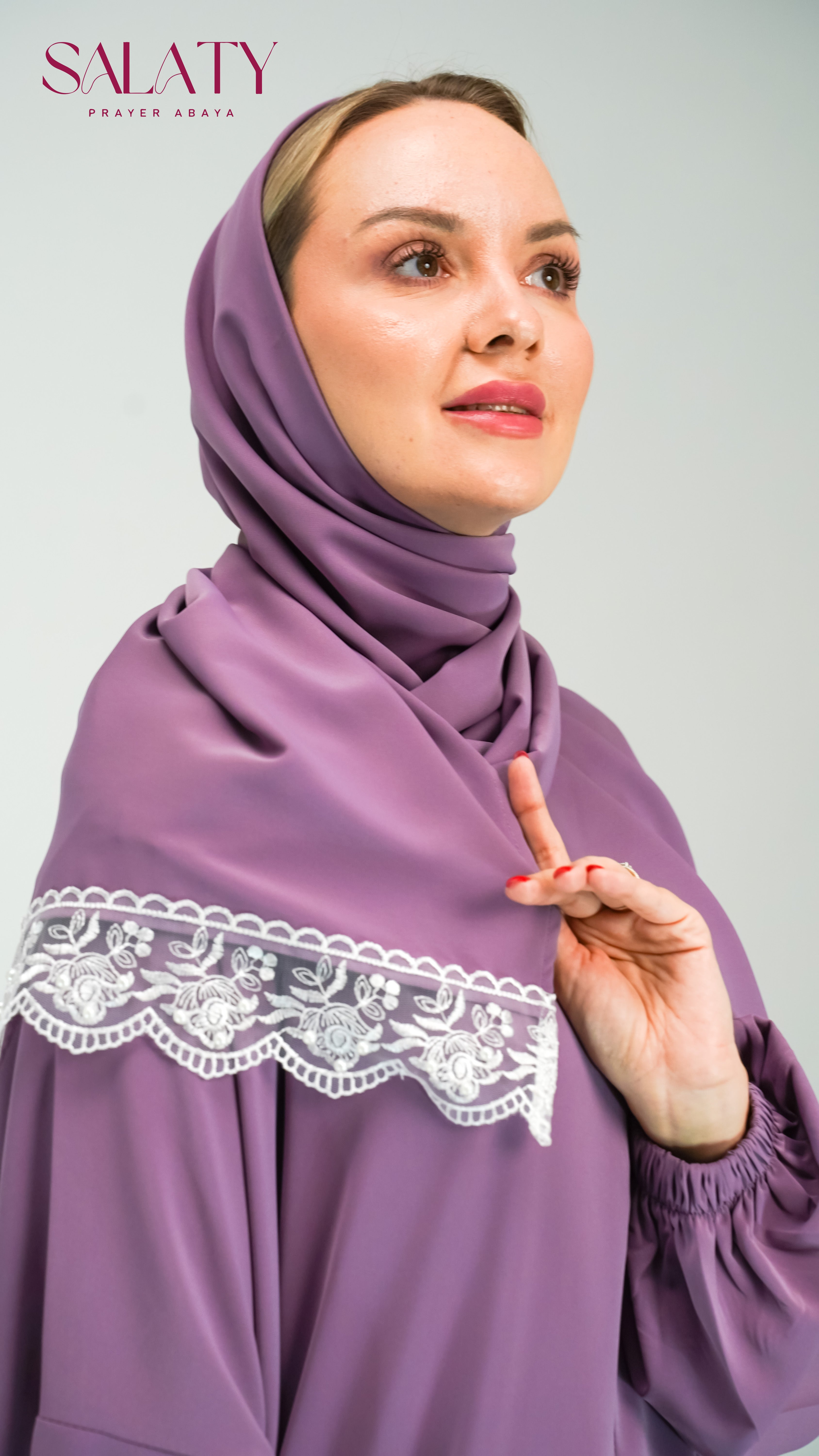 Abaya Purple