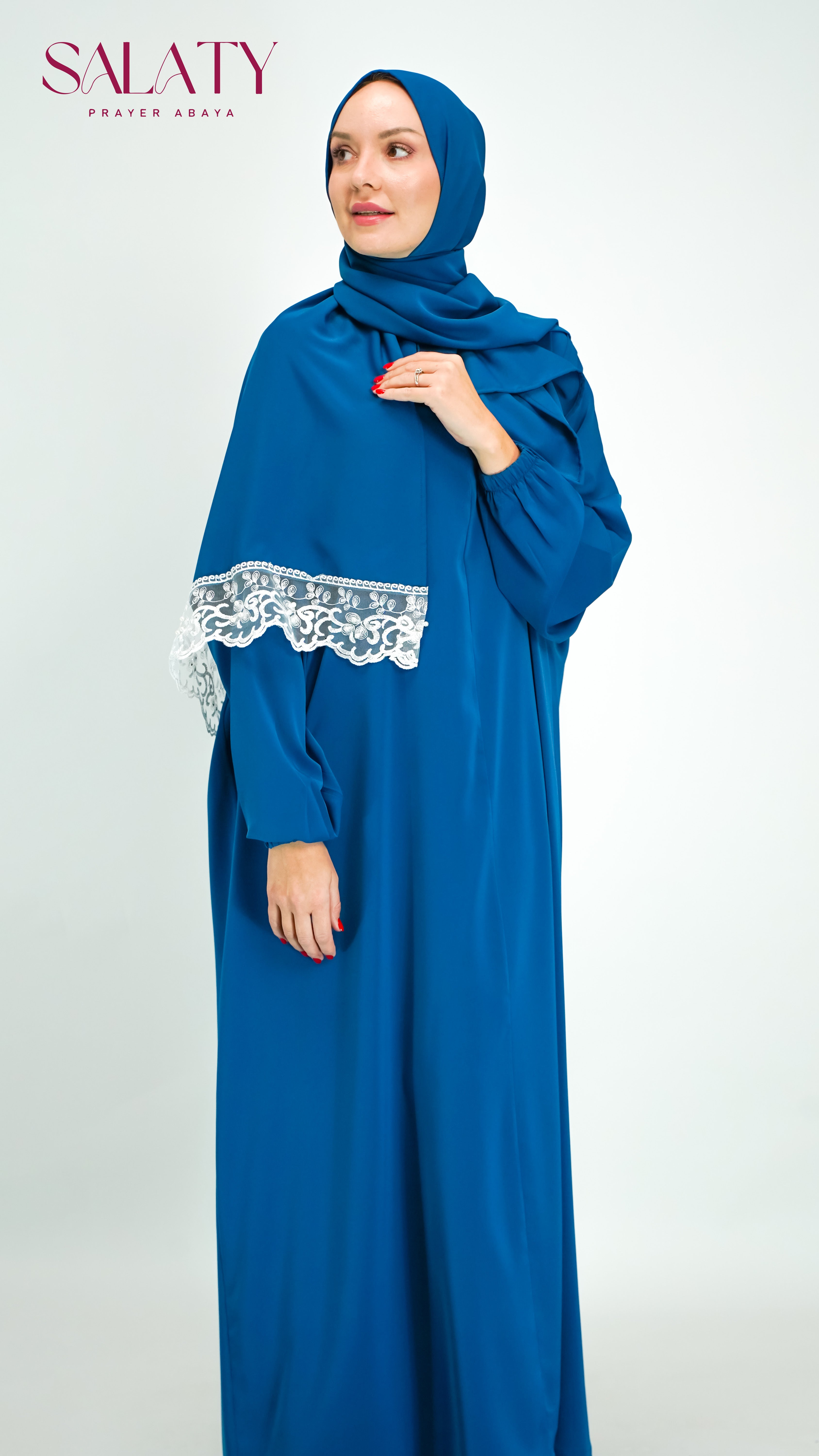 Abaya Bleu Pétrole