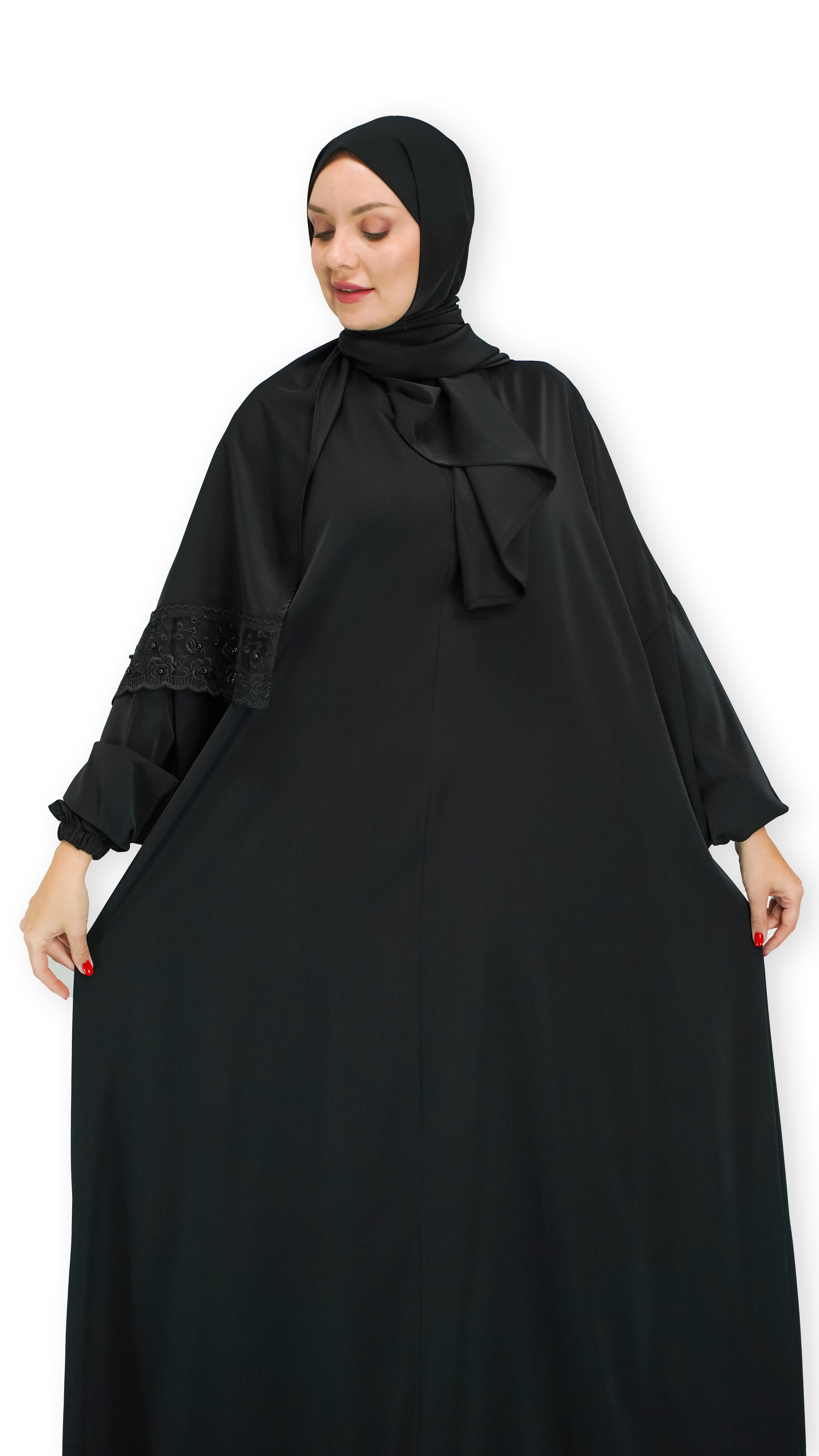 Abaya Bleu Pétrole