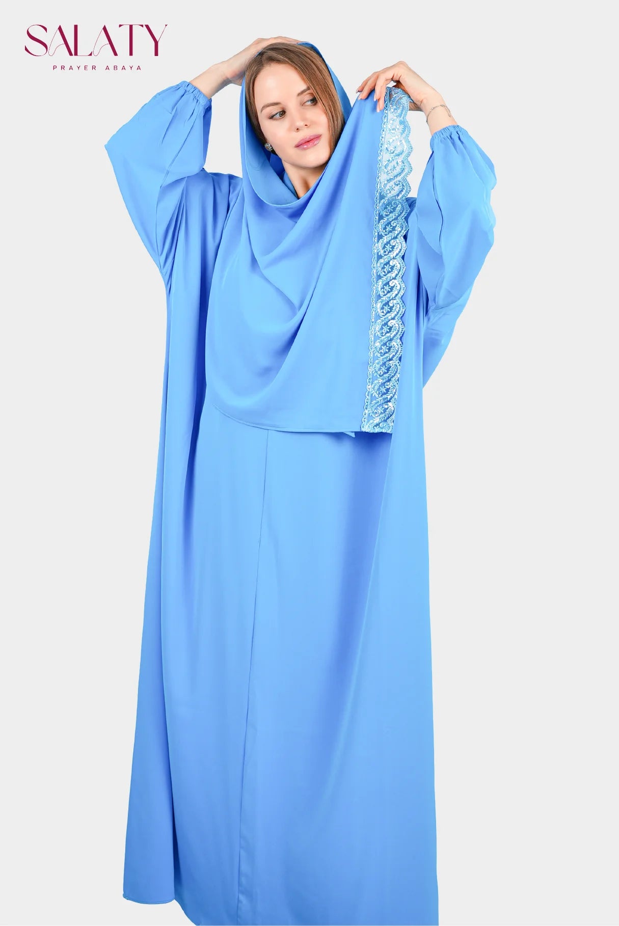 Abaya Bleu