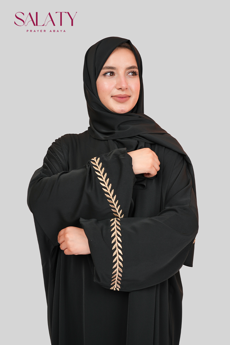Abaya Brodée Noire