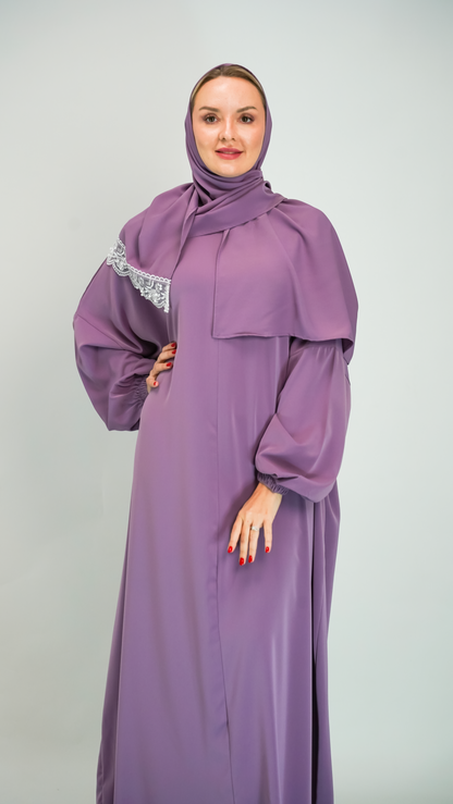 Abaya Bleu Pétrole