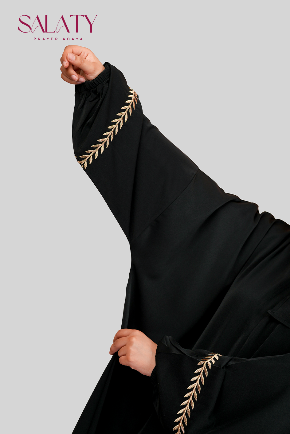 Abaya Brodée Noire