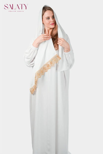 Abaya Blanche
