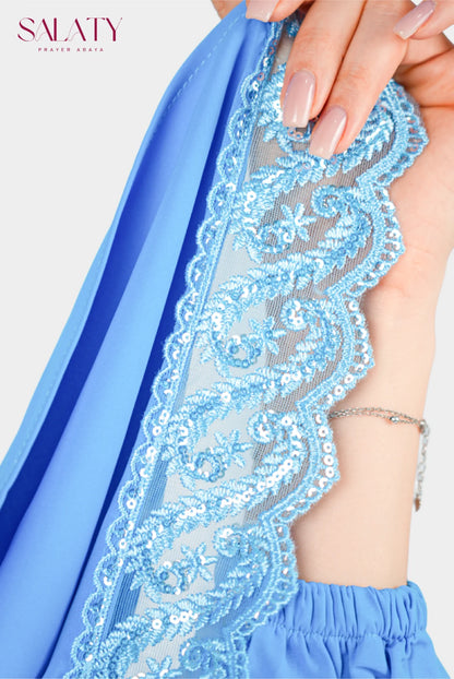 Abaya Bleu